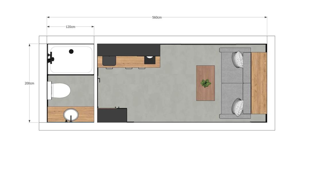 Tiny House Modular L15 - immagine 8